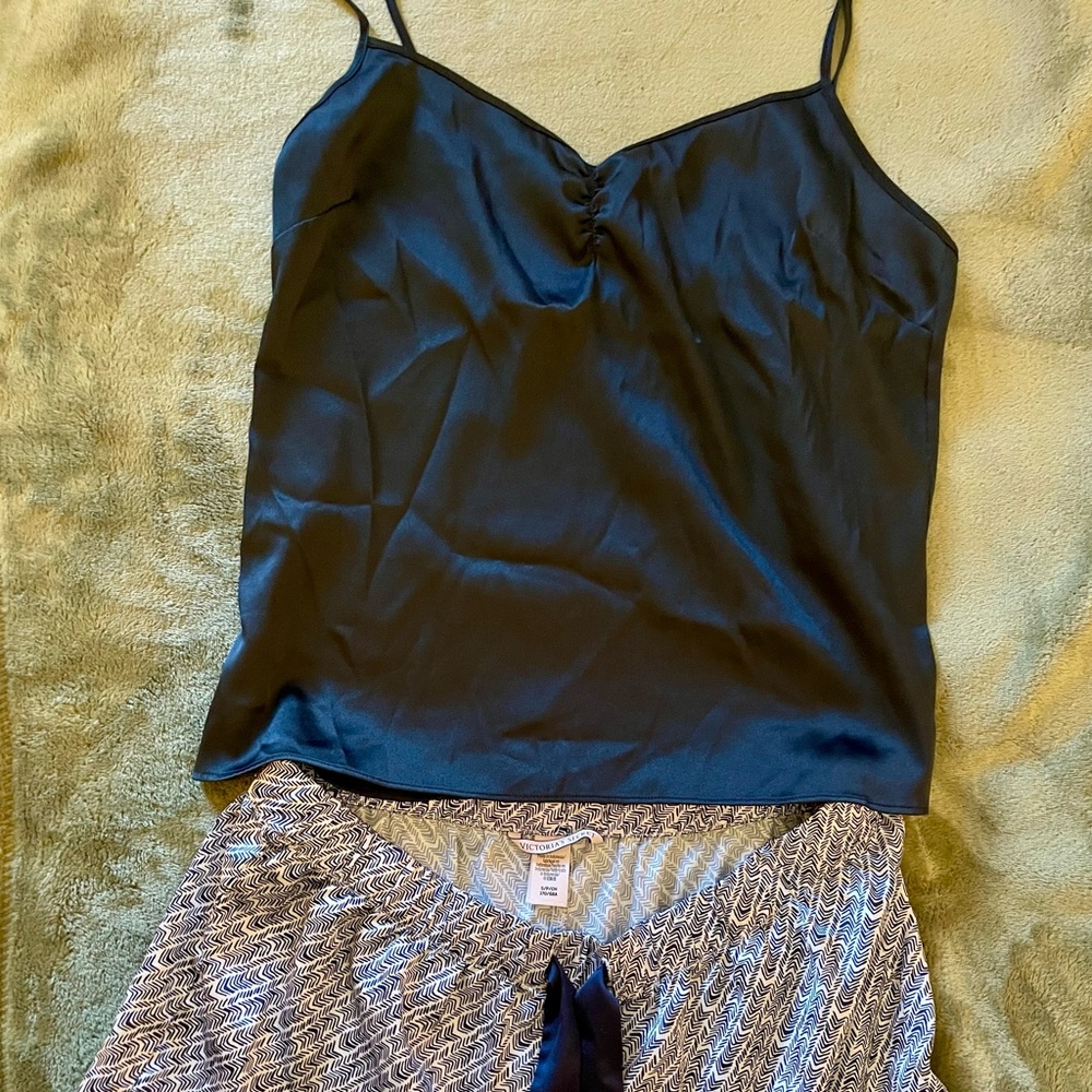 Victoria's Secret Black and White Pajama Set